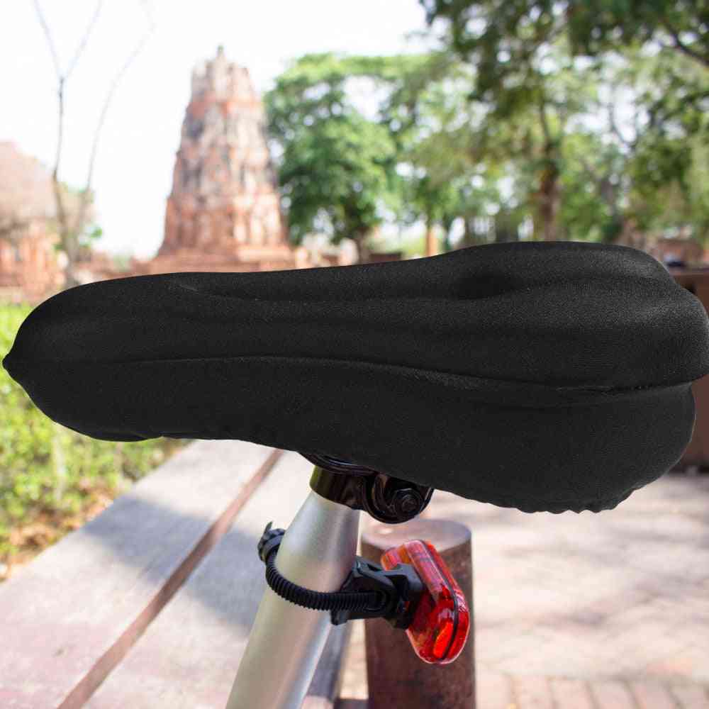 Housse de siège de vélo épaissie et confortable, coussin de selle de vélo pour adultes (noir autre)