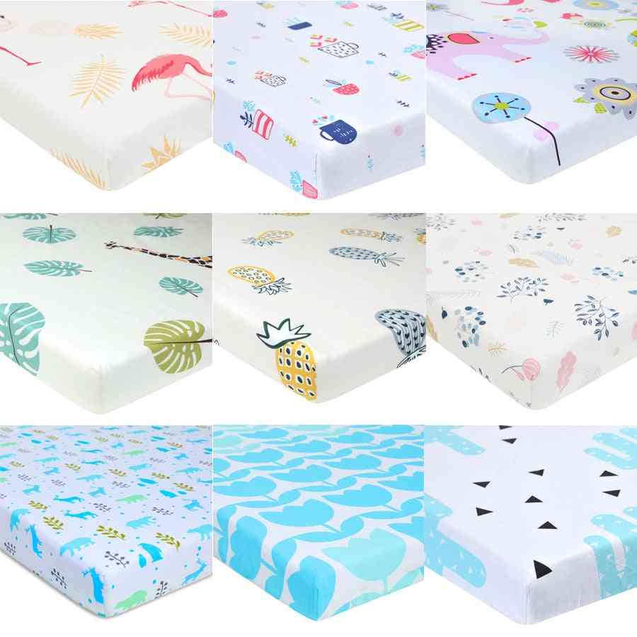 Baby Mattress Cover, Crib Fitted Bed Sheet