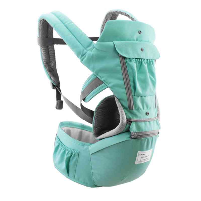Breathable Ergonomic Baby Carrier Backpack, Portable Infant Kangaroo Hip Seat