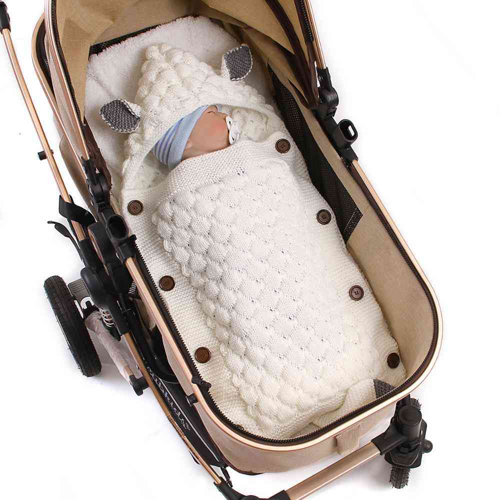 Novorozenecké kočárkové spací pytle, zavinovací obálka