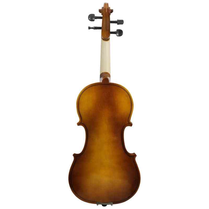 Akustiskt fiolfiolträ med fodral rosett