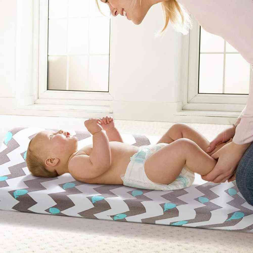Trocador de fraldas para bebês / tecido macio em jersey