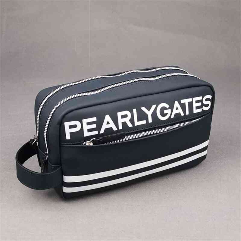 Bolsa pequena para bolas de golfe com portões perolados, mini bolsa portátil, marcadores de chave para camisetas, colorida para homem