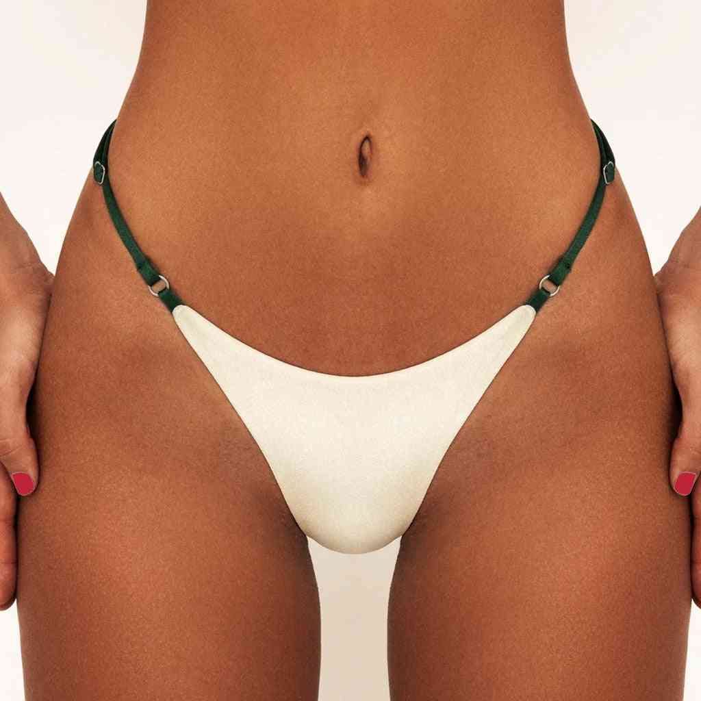 Sexy Women Low Waist Bikini Bottom