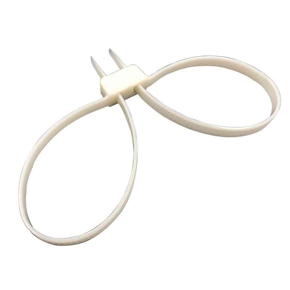 двойни гъвкави, еднократни белезници-найлонови кабелни връзки