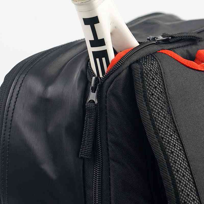 Oryginalna rakieta na głowę, squash, badminton, torba na lotki, plecak tenisowy