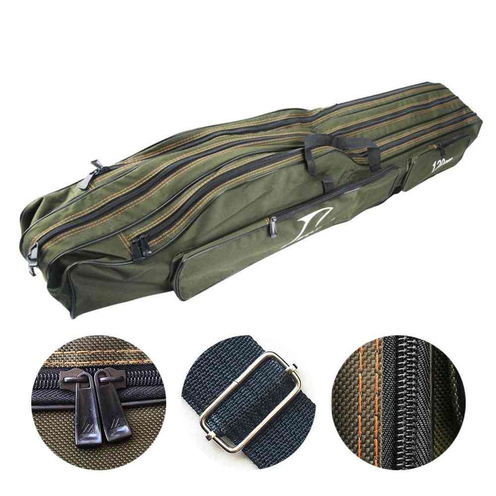 Fishing Bags Pouch Canvas Sea Carrier, Rod Pole Tackle