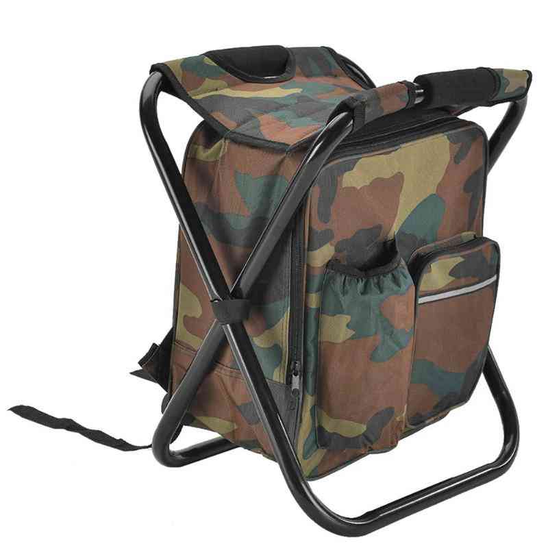 Outdoor Fishing Chair Table Bag, Folding Camping Stool