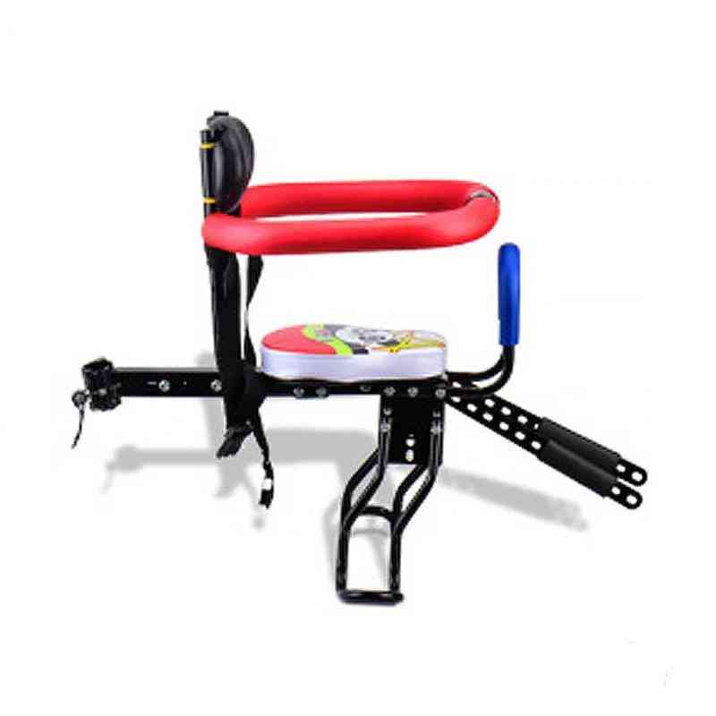 Electric Bicycle Trailer Chair Baby Safety Release Saddle Seat With Armrest Guard Bar