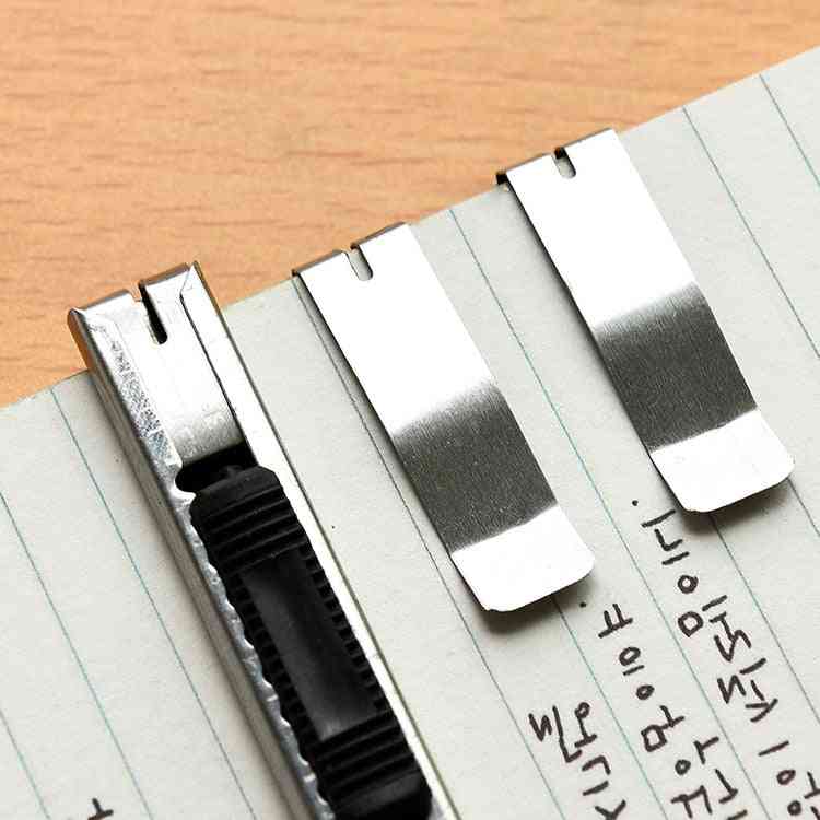 Cuțit utilitar metalic tapet mic mâner instrument de tăiat hârtie rechizite de birou