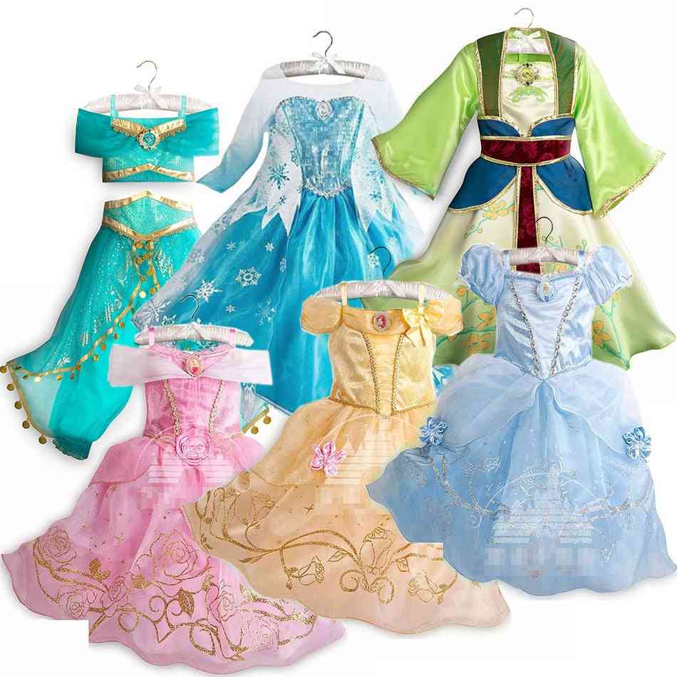 Princesses Girl Dress-fancy Beauty Costume (set-1)