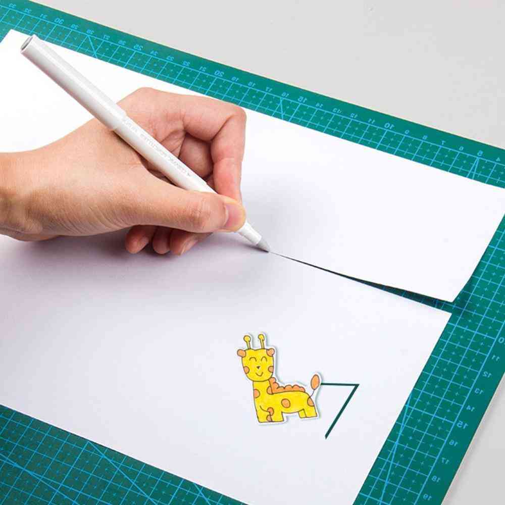 Kreatív toll alakú, papír kés