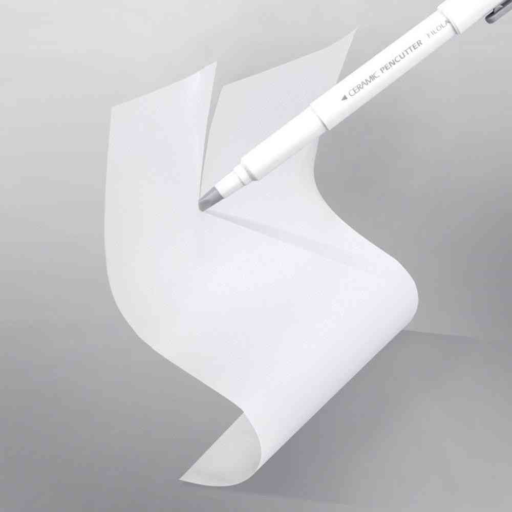 En forma de bolígrafo creativo, cuchillo de papel