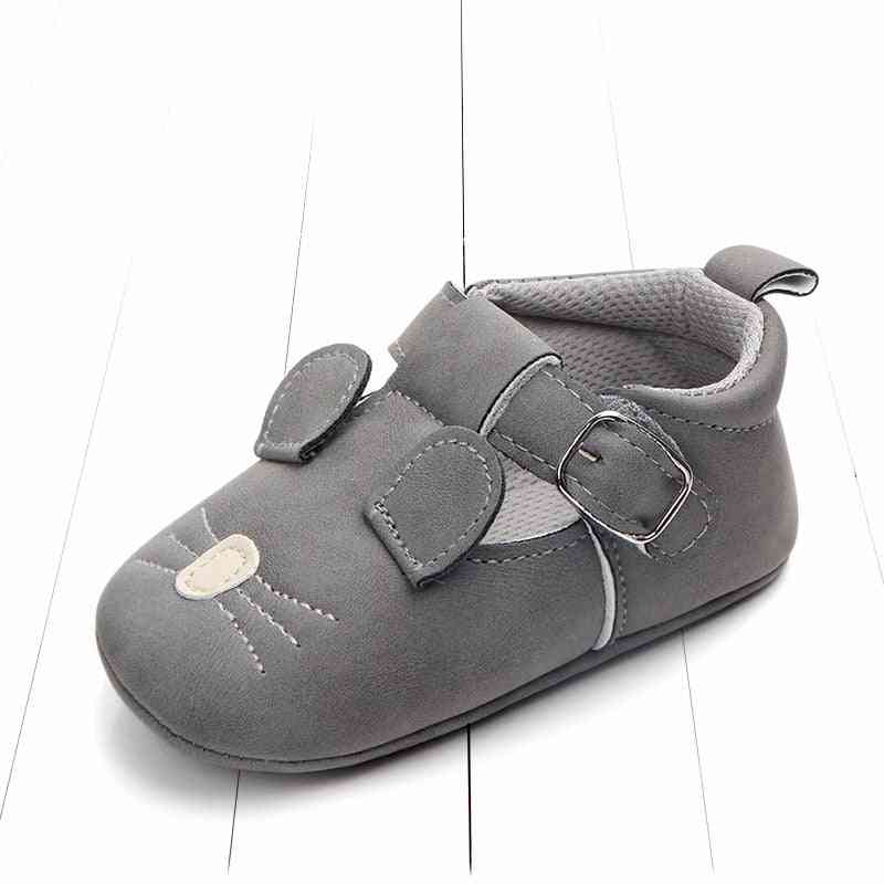 Söt tecknad mönster sko för nyfött barn