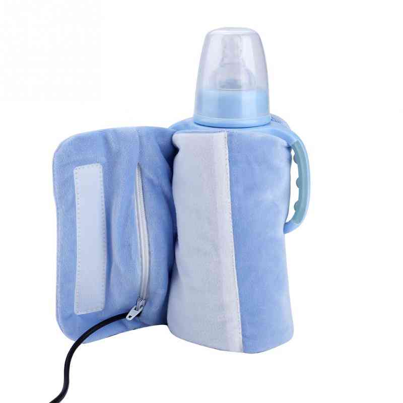Taza de viaje usb calentador de leche calentador botella de alimentación bolsa de almacenamiento aislada para niños