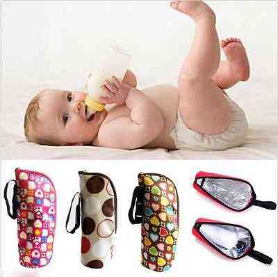Termiczne przenośne podgrzewacze do butelek do karmienia niemowląt torby izolacyjne do wózków spacerowych