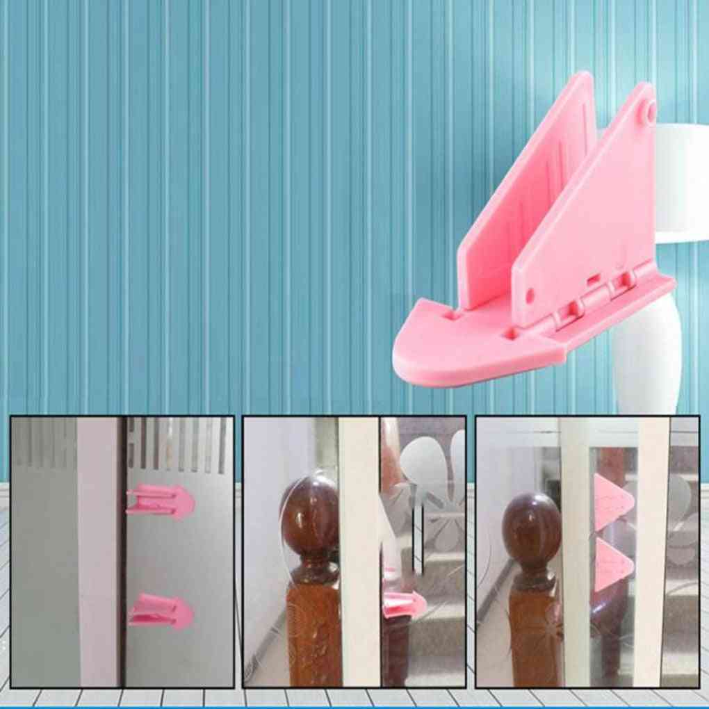 Baby Safety Butterfly Sliding Locks, Protection From Window Doors Care