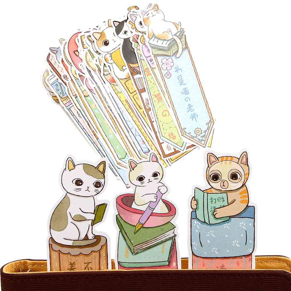 Paper Cartoon Animals Bookmark
