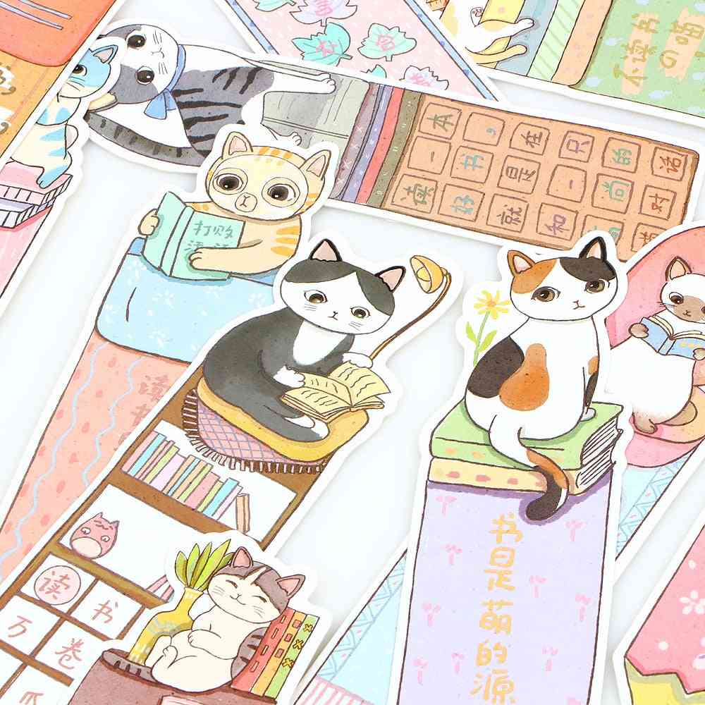 Paper Cartoon Animals Bookmark
