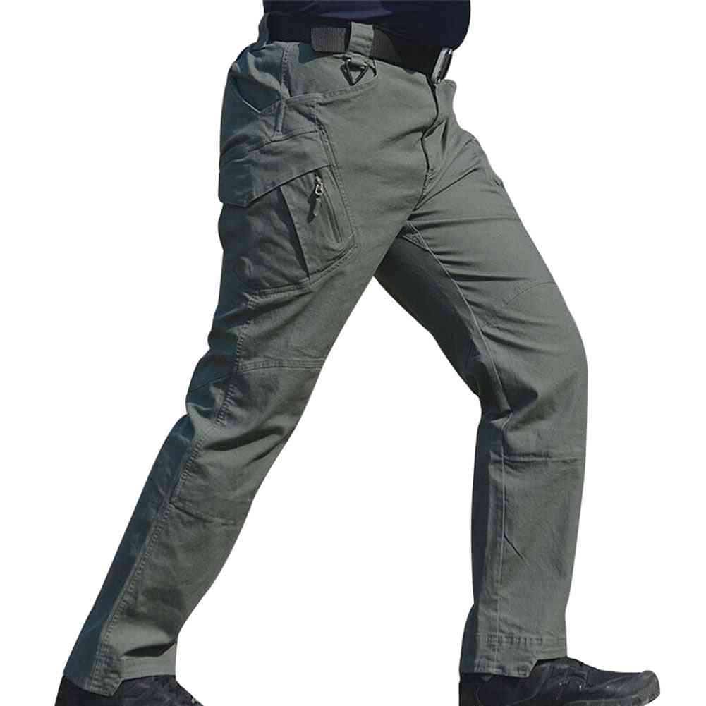 Pantalones largos cargo de hombre con bolsillos