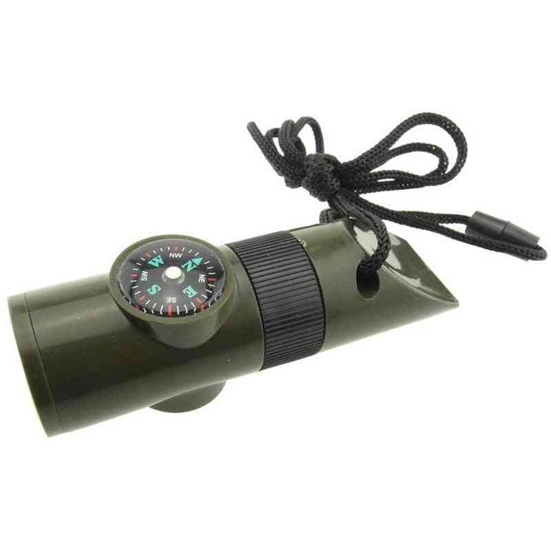 Outdoor Emergency Survival Whistle Compass