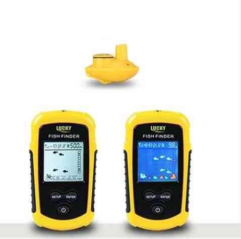 Sonar Sensor Fish Finder With Wireless Transducer Remote Control Fishing Tools