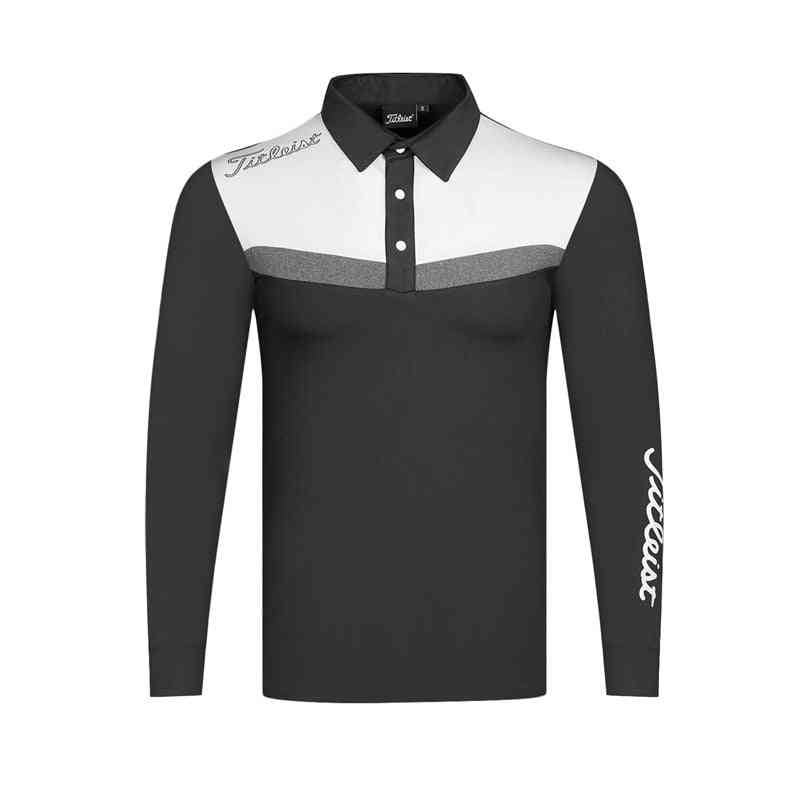 Men's Long Sleeve Shirt Golf Clothing