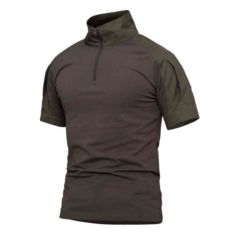 Summer Short Sleeve Combat T-shirt, Quick Dry Tactical Shirt