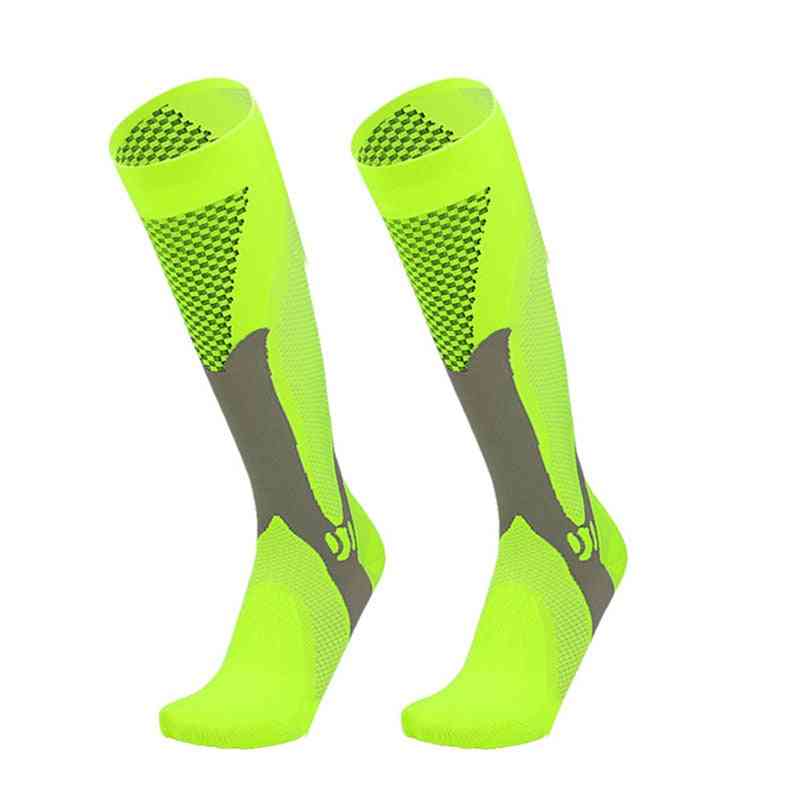 Men & Women Compression Socks, Knee High Support Stockings Breathable Cycling Sports Sock