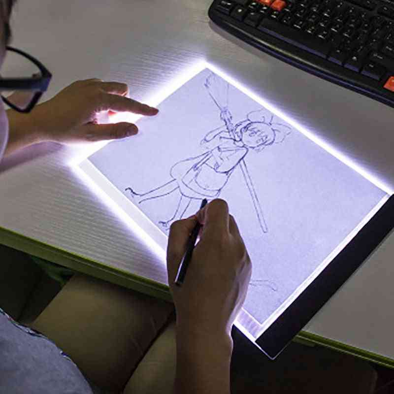 Elektronisk tegning sporing led akrylplade til voksne / børn