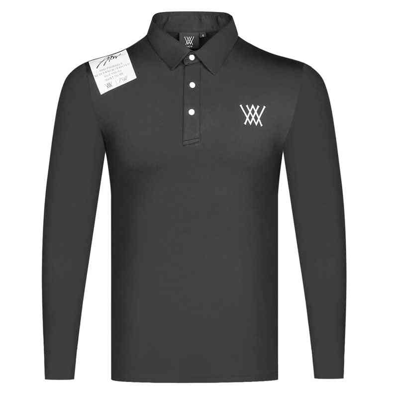 New Long Sleeve Sports T-shirt - Men Golf Clothes