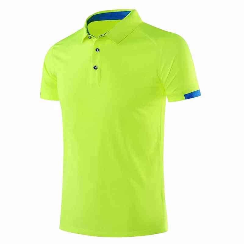 Men Golf Shirts, Outdoor Sportswear Short Sleeve Polos Soccer Jerseys