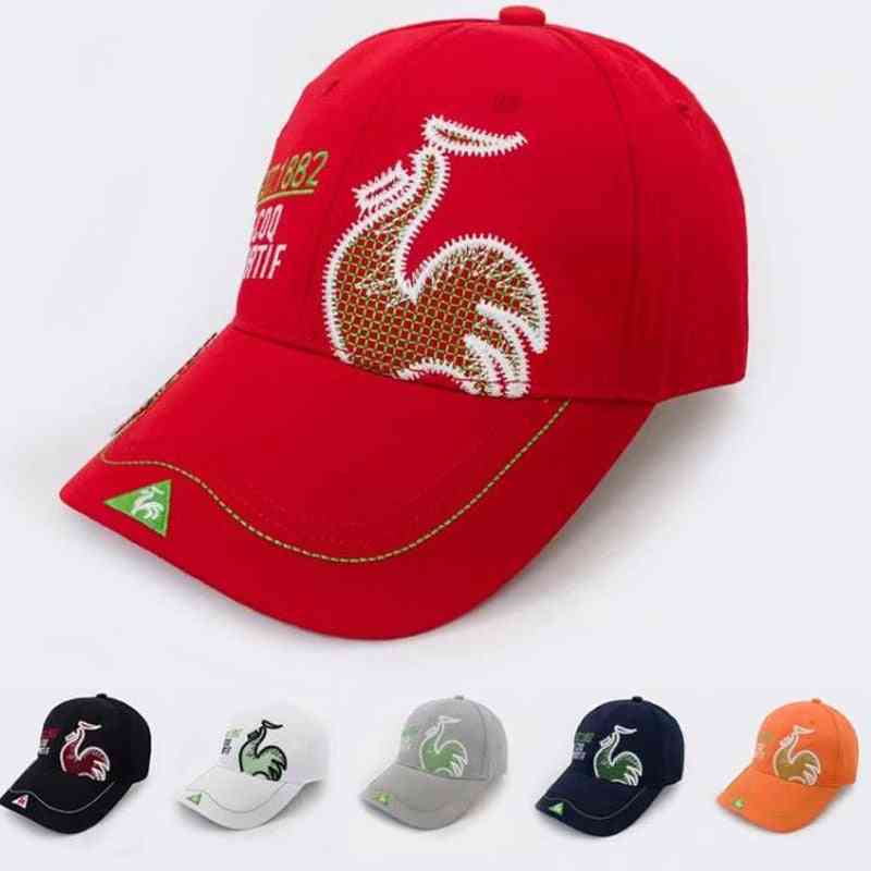 Swirling Golf Exquisite Embroidery Outdoor Sports Sun Hat, Uv Protection Cap
