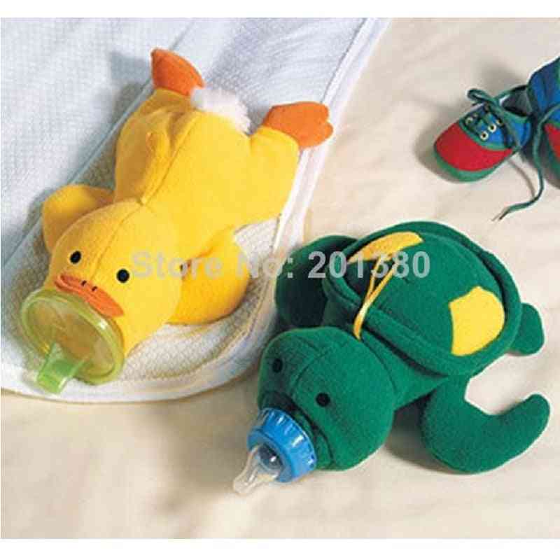 Baby Feeding Bottle Insulation Bag, Newborn Plush Toy