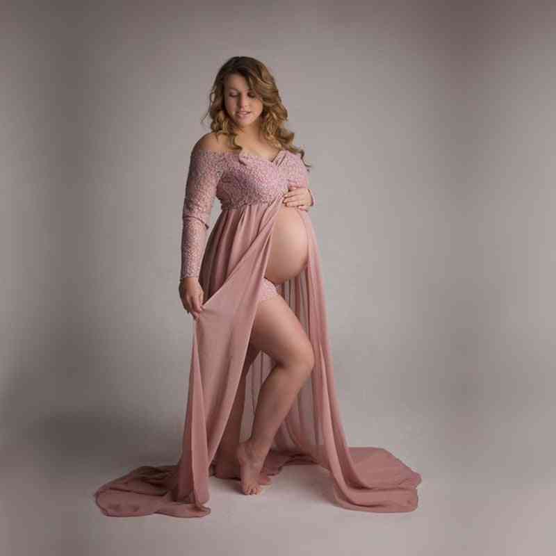 Maternity Photography Sweet Heart Maternity Lace Dress