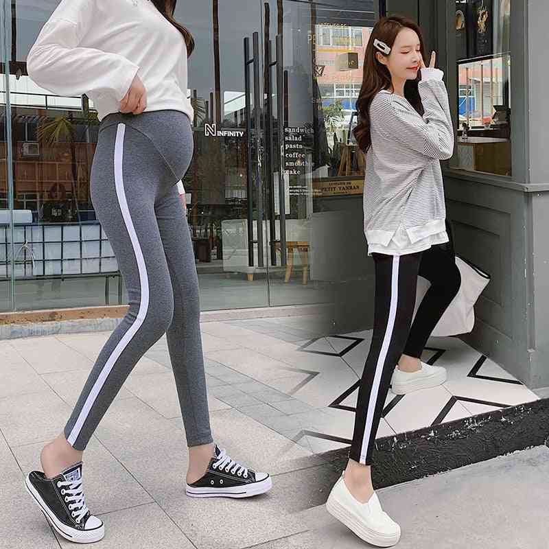 Spring Casual Maternity, Elastic Waist Belly Sports Legging Clothes