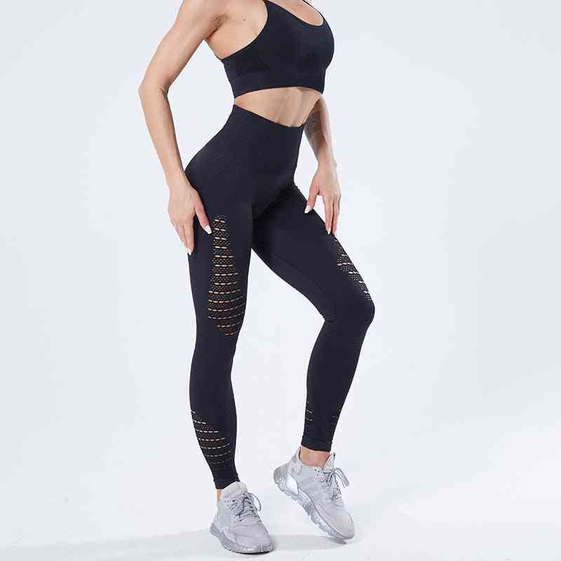 Pantaloni da yoga da donna, leggings sportivi elasticizzati da corsa sportivi