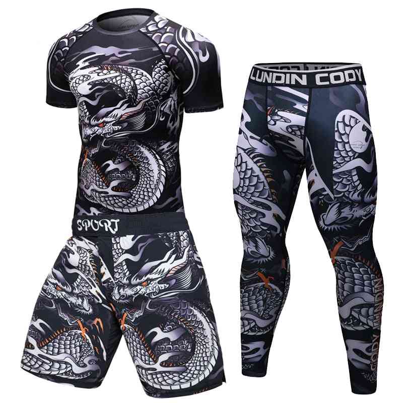 Men Tracksuit, Fitness Compression Clothes Running / Jogging Sports Wear Exercise