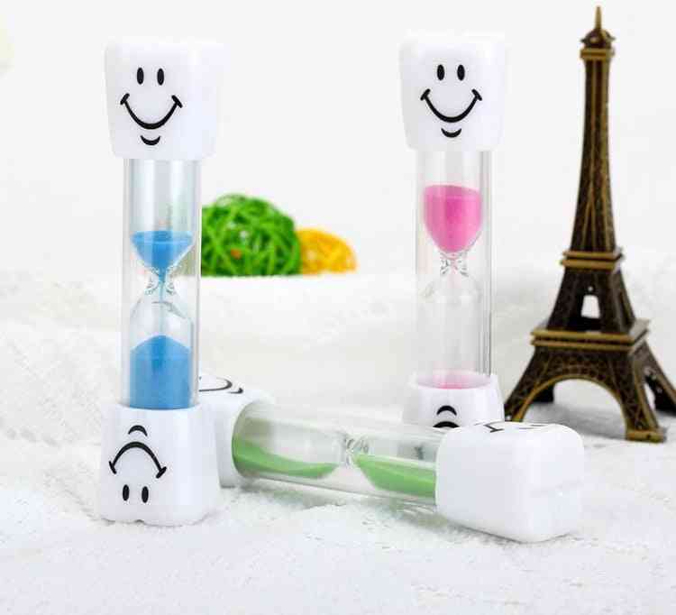 Children Hourglass Toothbrush Timer Smiling Face