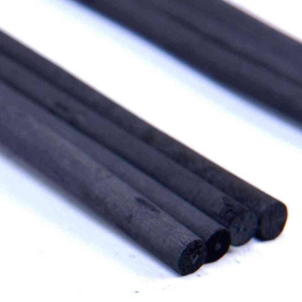 12 palitos de carvão vegetal de algodão salgueiro esboço lápis de carvão para pintura de desenho