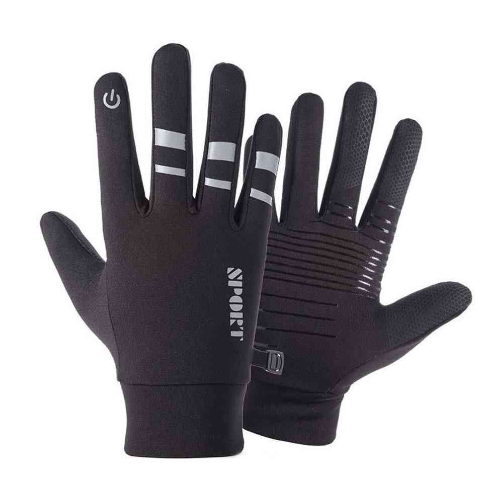 Outdoor Sports Running Glove, Warm Touch Screen Full Finger Gloves