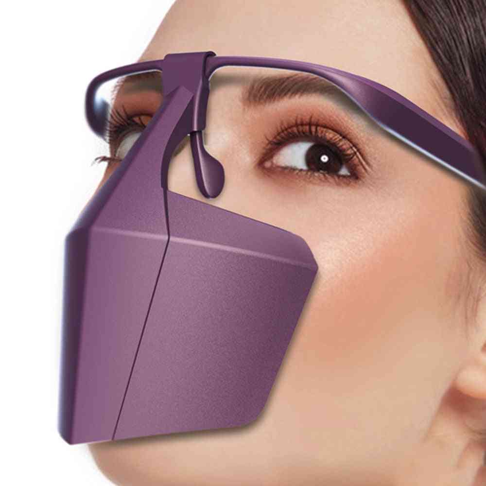 Proteção anti-embaçante à prova de respingos de saliva máscara de névoa de óculos reutilizáveis