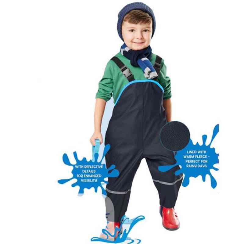 Baby Outdoor Rain Pants, Waterproof Overalls High Quality Windproof Trousers