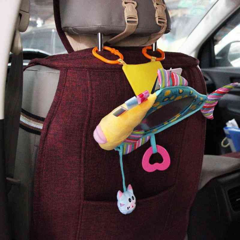 Nastaviteľné zadné sedadlo detského automobilu, zrkadlový rybí plyš bezpečnostný výhľad bezpečnostná ochrana