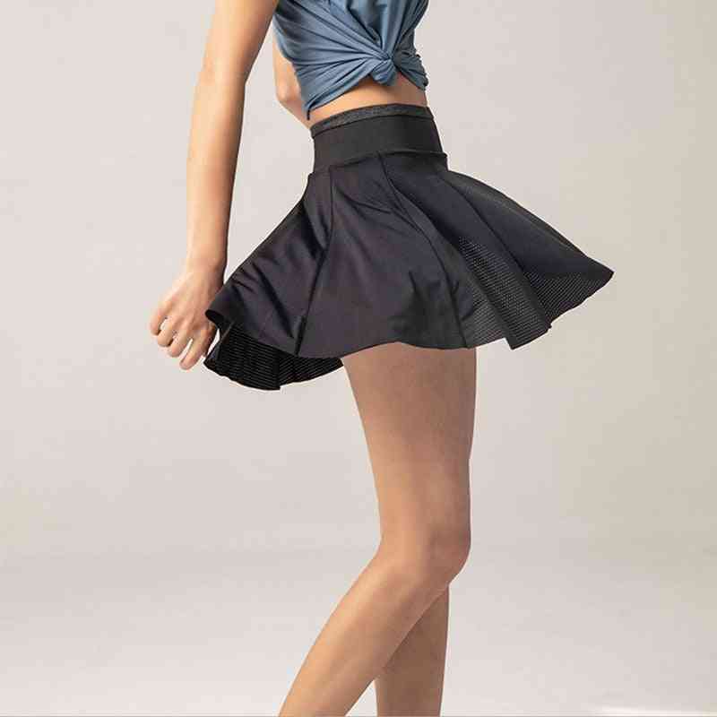 High Waist Athletic Sport Skirt With Pocket