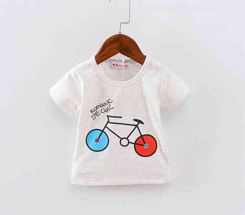 Short Sleeve, Bicycle Pattern T-shirts For