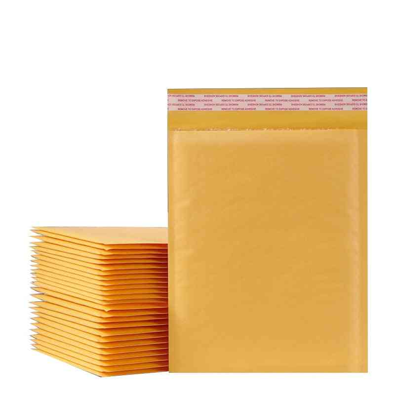 Kraft Paper Bubble Envelopes Bags, Padded Mailers, Shipping With Bubble Packaging, Courier Storage
