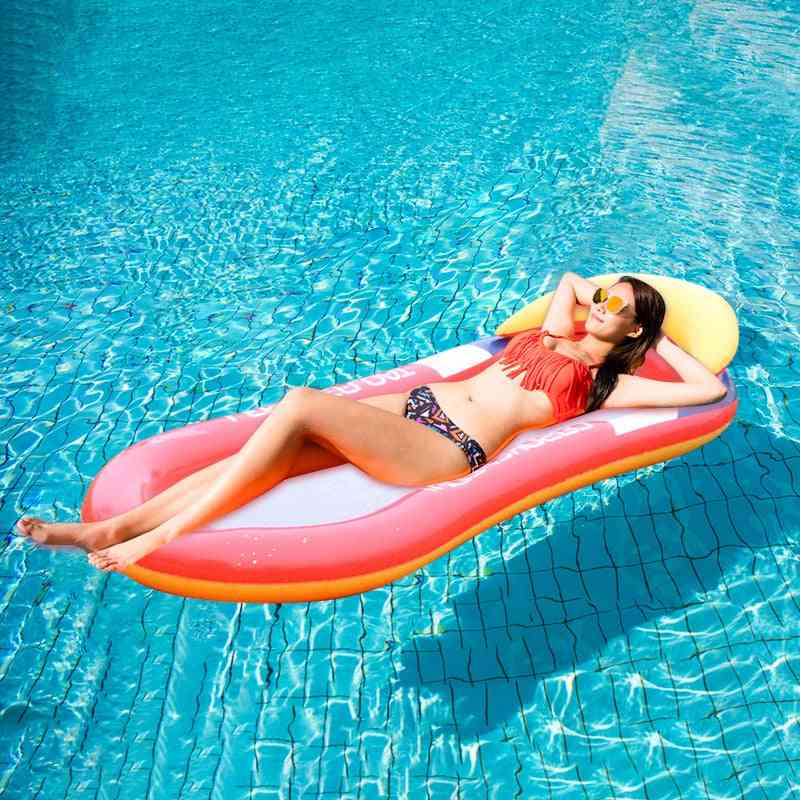 Sombra cama flotante tubo de natación flotador inflable anillo de natación estera de aire balsa de piscina
