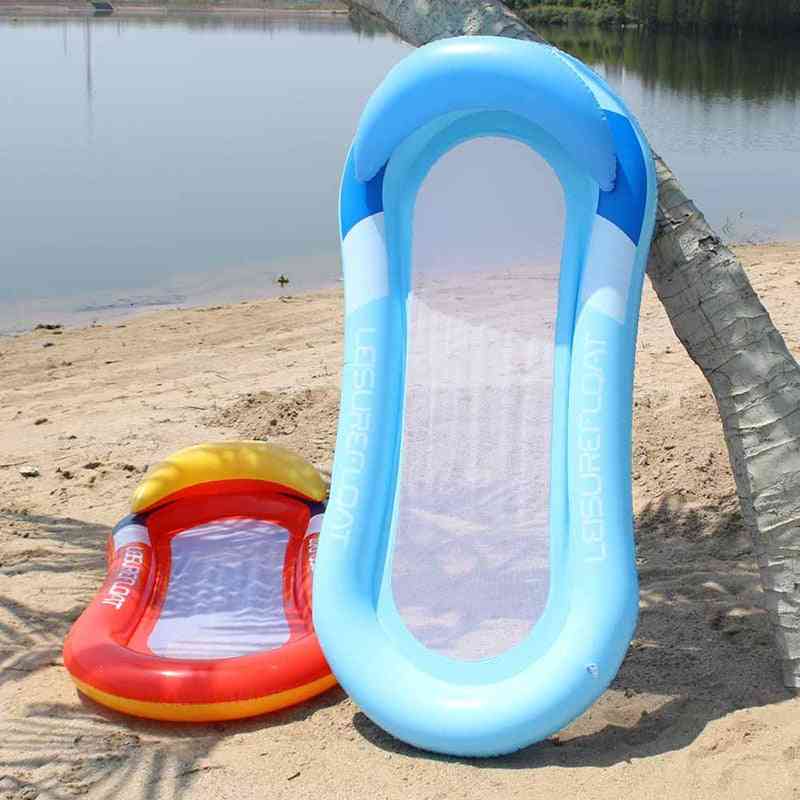 Sombra cama flotante tubo de natación flotador inflable anillo de natación estera de aire balsa de piscina