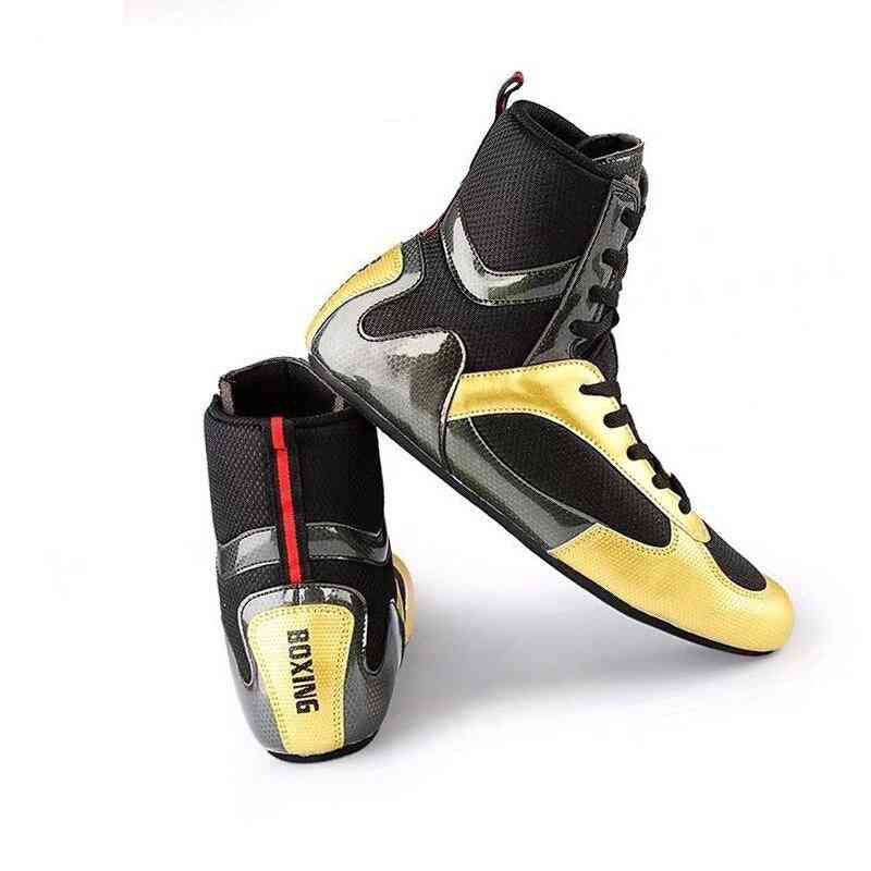 Boxing Higt-ankle, Wrestling Shoes, Anti-slip Sneakers